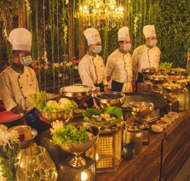 wedding catering by wedding wave
